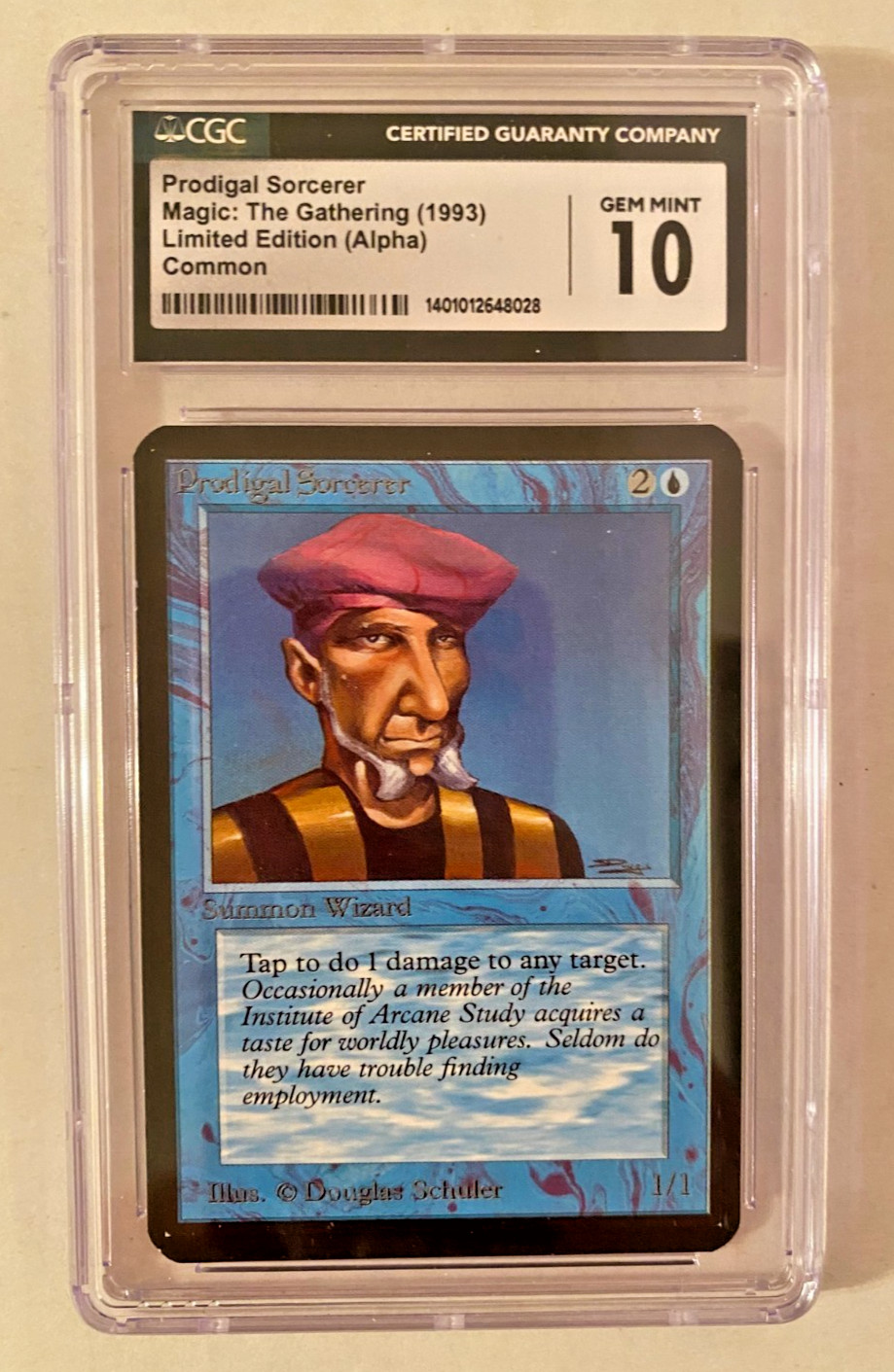 ALPHA Prodigal Sorcerer CGC Graded 10 MTG Magic the Gathering NM MINT Rare Blue