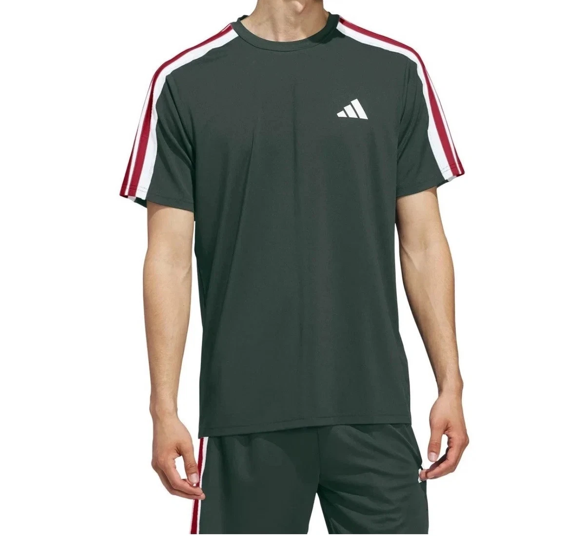 adidas Polyester Striped T-Shirts for Men for sale | eBay