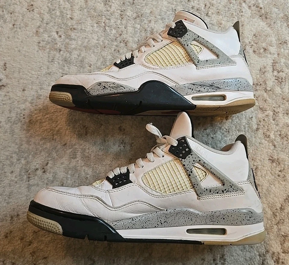 Talla 13 - Jordan 4 Retro OG Mid White Cement 2016 840606-192  Foto 2 de 4