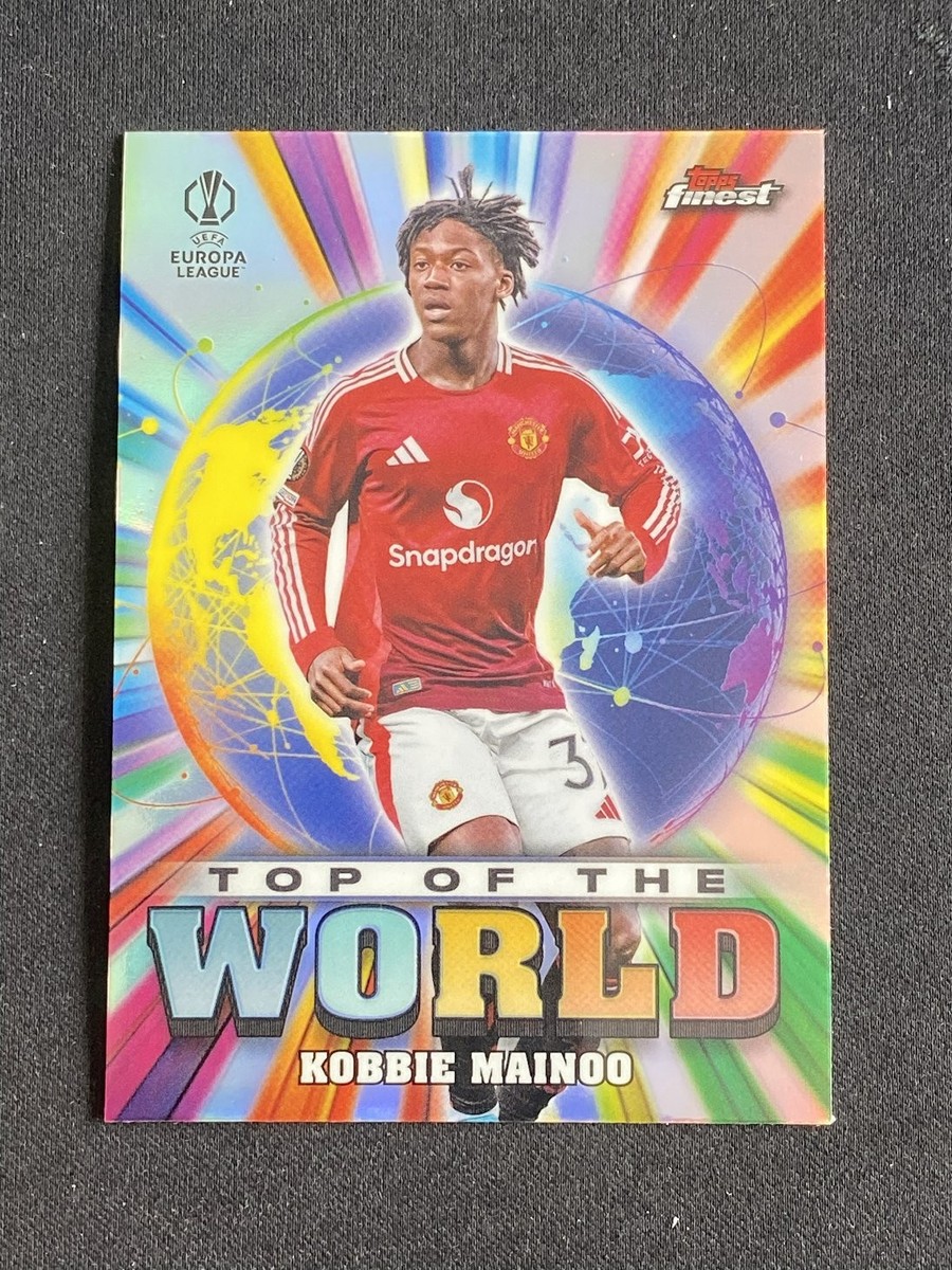 KOBBIE MAINOO ToppsJapaneditionトーディングカード 2025 Topps UEFA New Era Kobbie Mainoo #NE-18 Manchester