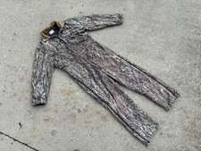 vintage Cabelas Brush Camo insulated coveralls suit sz XL TALL well worn 80s