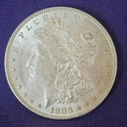 NO RESERVE 🚚⚡️🔥BEAUTIFUL AU/BU 👀🔥1883 Morgan Silver Dollar FAST SHIPPING