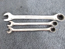 Gear Wrench Combination Ratcheting  Wrenches. Metric Long Handle.