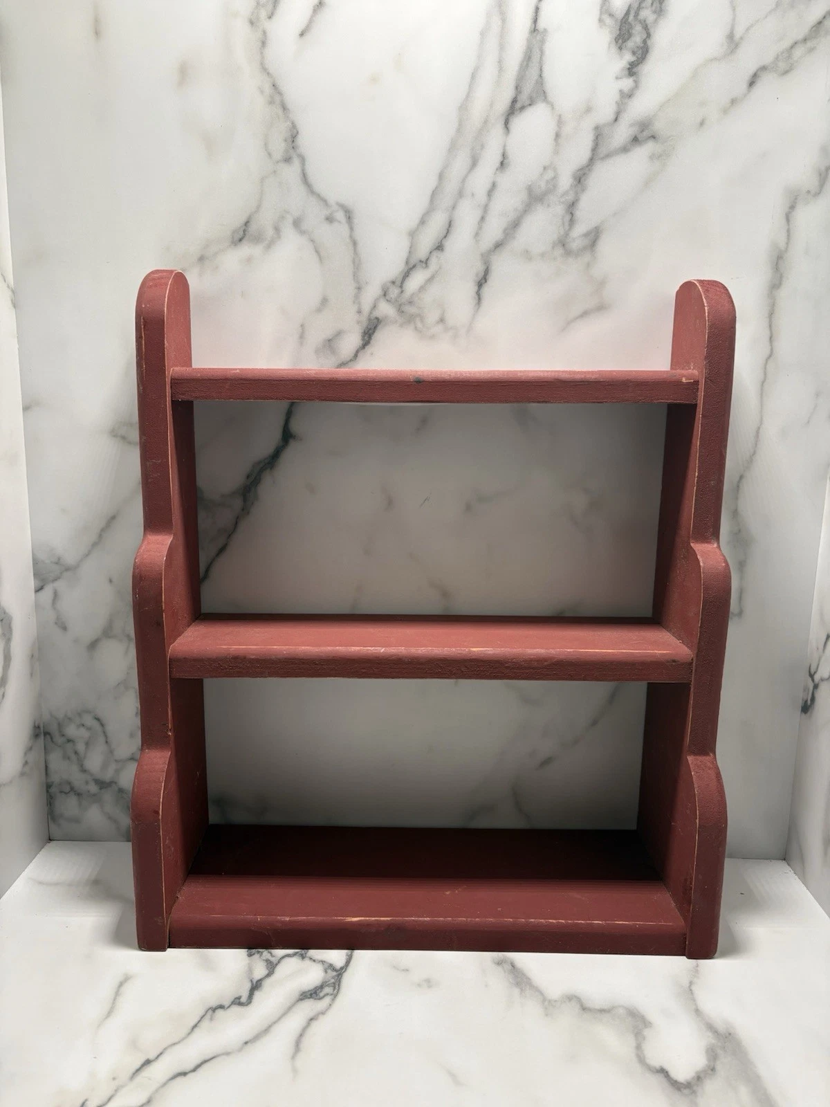 Vintage Wooden Shelf Spice Trinket Shelf Rack Wall Counter Wood Farmhouse Rack
Opens in a new window