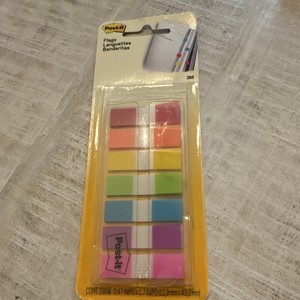 Post-it Flags Page Markers 683-7CF 0.47 x 1.7 in Assorted Colors 190 ct