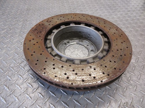 14-19 2017 Porsche 991 911 TURB0 LEFT REAR BRAKE ROTOR DISK ROTORS DISKS - Picture 6 of 12