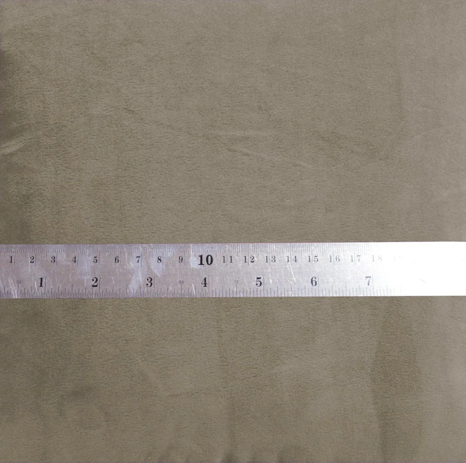 Mf04g Taupe Pálido Suave Microfibra Suave Terciopelo Refuerzo FUNDA Cuello Rollo CUBIERTA Tamaño Foto 3 de 4