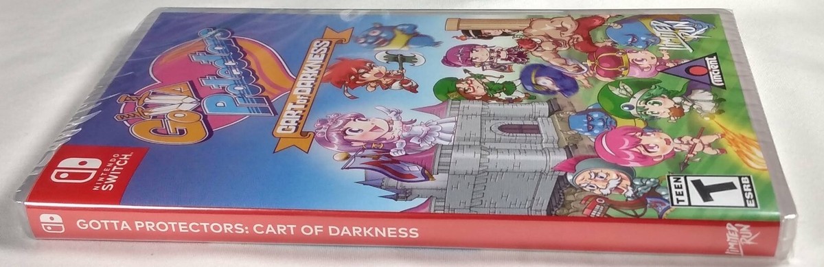 GOTTA PROTECTORS: CART OF DARKNESS Nintendo Switch Game Limited Run #144 w/  Card