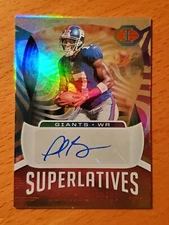 2021 Illusions Superlatives Auto Orange #2 Plaxico Burress NY Giants WR