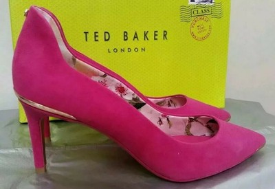 ted baker pink suede shoes
