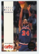 1993-94 SkyBox Premium Cavaliers Basketball Card #212 Chris Mills Rookie