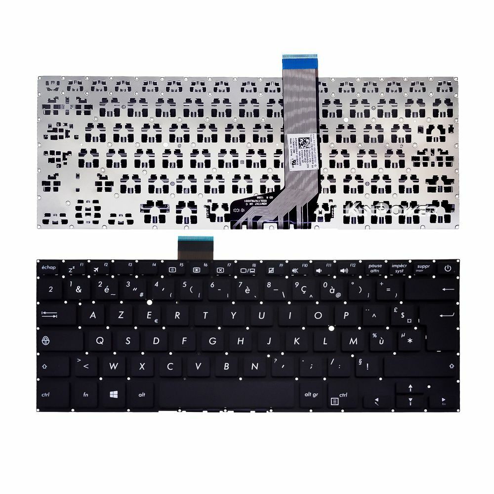 Clavier AZERTY Français ASUS X405UA idéal pour remplacer un clavier usé par le télétravail