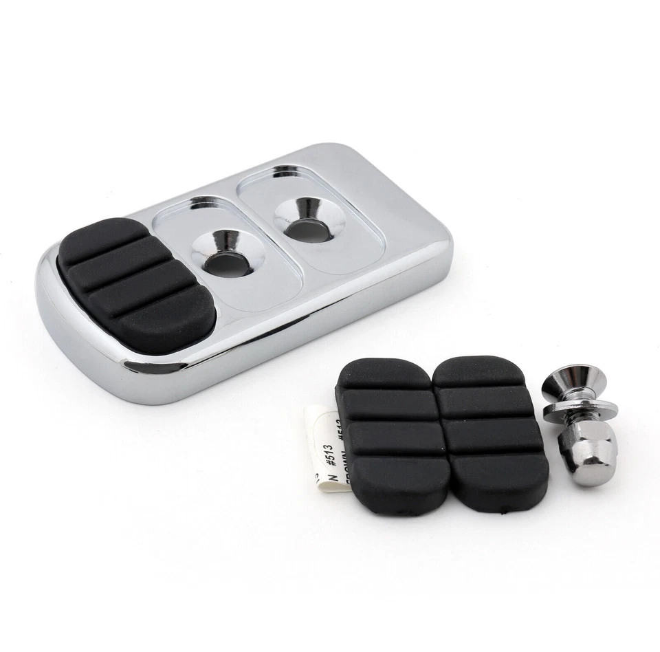 Brake Pedal Pad For 1980-2015 Electra Glides Street Glides Road Kings Chrome Foto 4 de 4