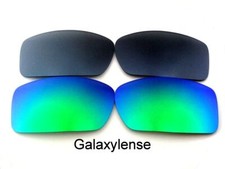 Galaxy Replacement Lenses For Oakley Gascan Green Gray Polarized 2 Pairs