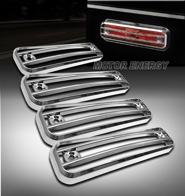 0309 HUMMER H2 SIDE MARKER LIGHT BLINKER COVER GUARD MOULDINGS TRIM