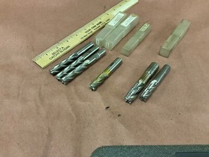 LOT OF 6  Roughing End Mills. 1/2 dia