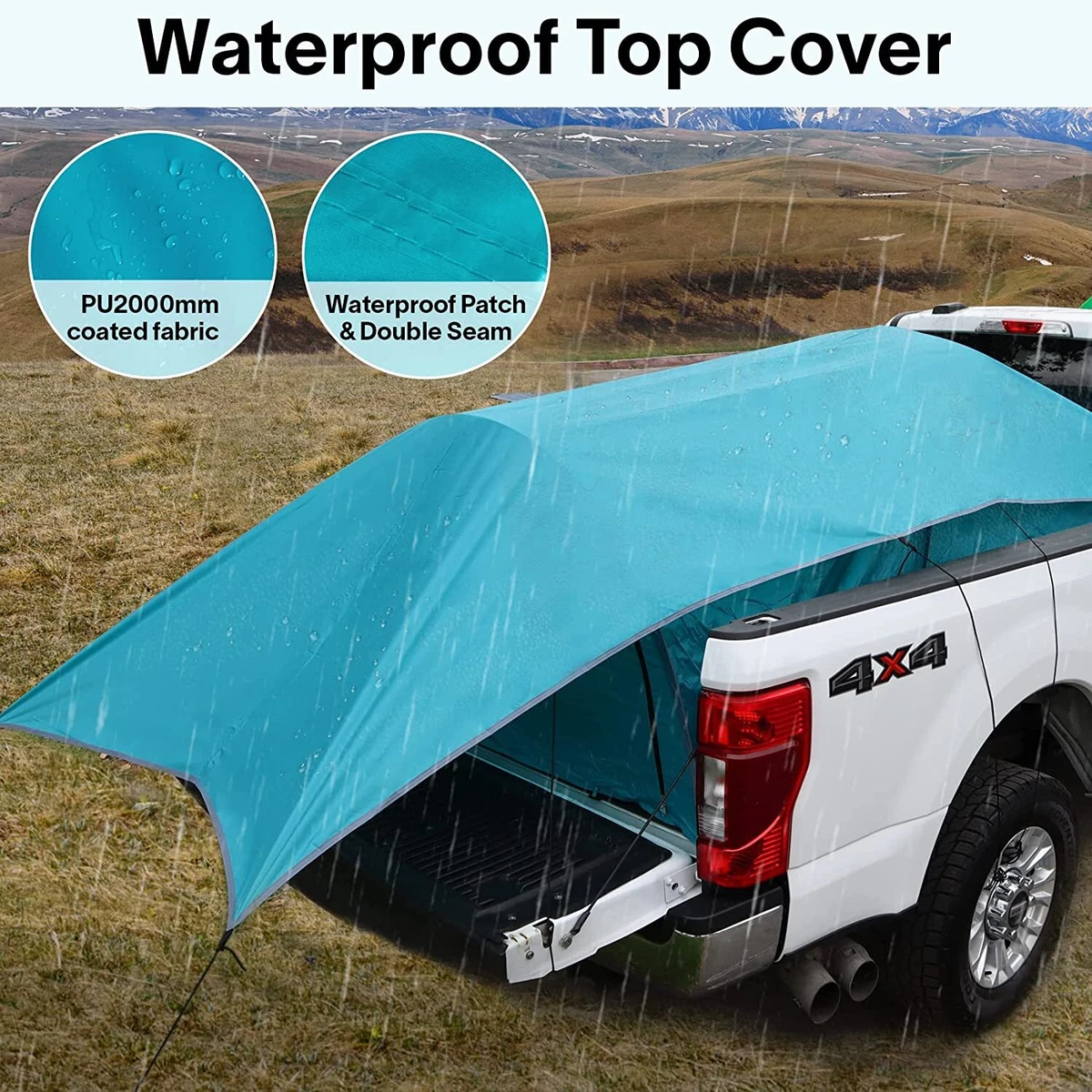 6 foot shop truck bed tent