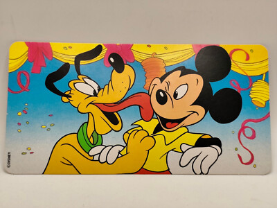 Nestlé Disney Family Karte ''Mickey Pluto'' 19,5x10 cm e