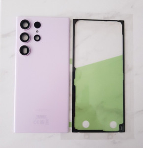 Original Samsung Galaxy S23 ULTRA 5G S918B Akkudeckel Deckel Lavender + Kleber B