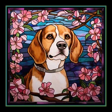 Beagle Dog Large Refrigerator Magnet