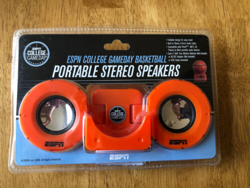 Haut-parleurs stéréo portables ESPN Baseball Tonight pour iPod mp3 cd - Photo 1/2