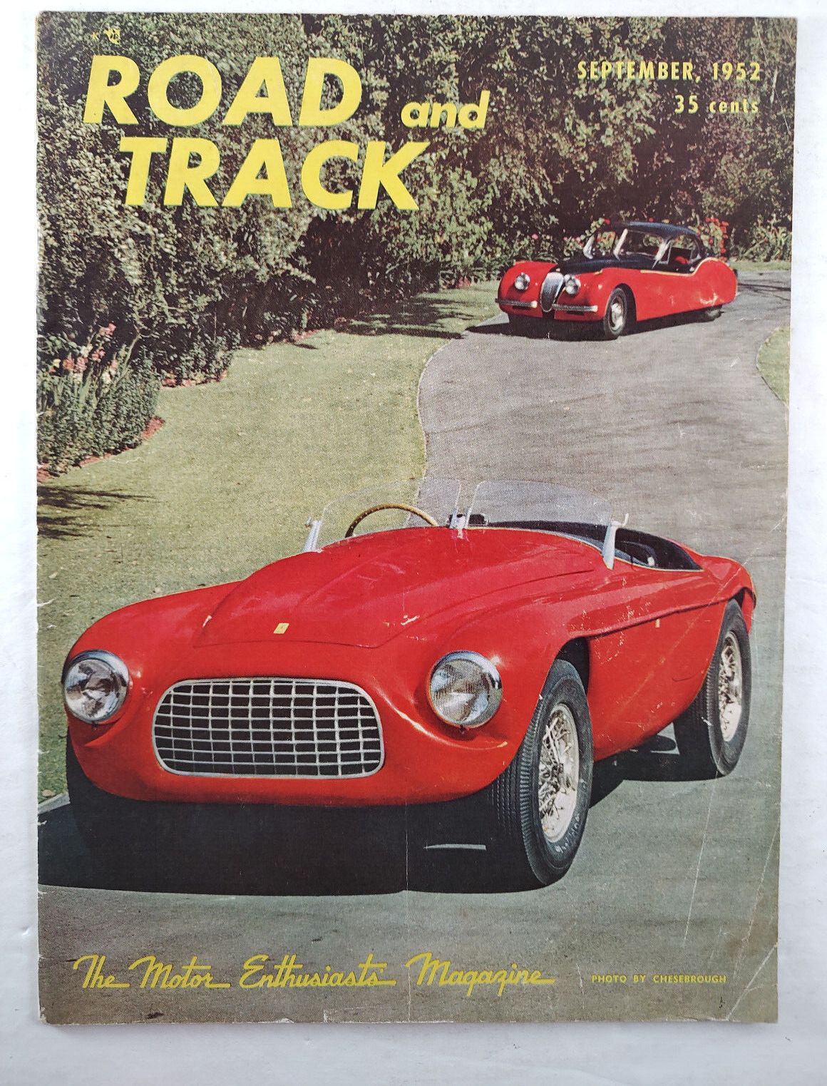 Road And Track Magazine September 1952 ~ Le Mans, Turin Show, Ferrari @ Indy