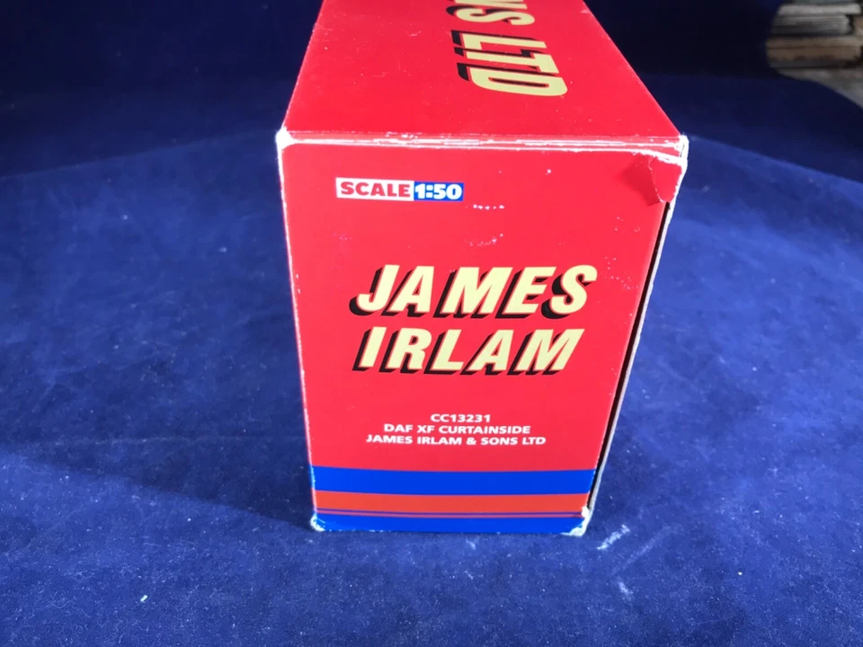 K-92 CORGI 1:50 SCALE DIE CAST TRUCK - CC13231 DAF XF CURTAINSIDE - JAMES IRLAM - Image 4 of 4