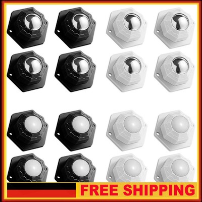 4pcs Sticky Swivel Caster Moving Roller Kit Universal for Storage Bins Trash Can