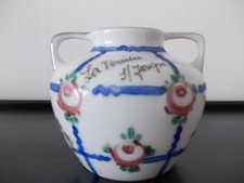 ART DECO  vase LIMOGES manufacture Alfred VIGNAUD décoré main