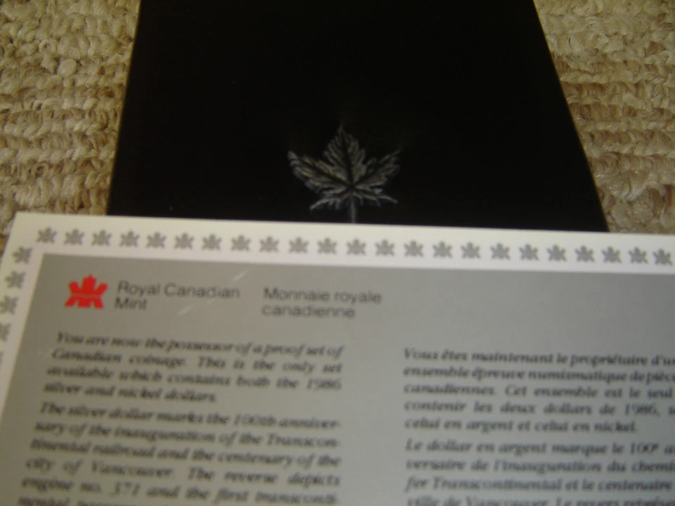 1986 Canada Proof Double Dollar Set (7 Coins Cent to Silver Dollar Mint Set RJ) - Image 4 of 4