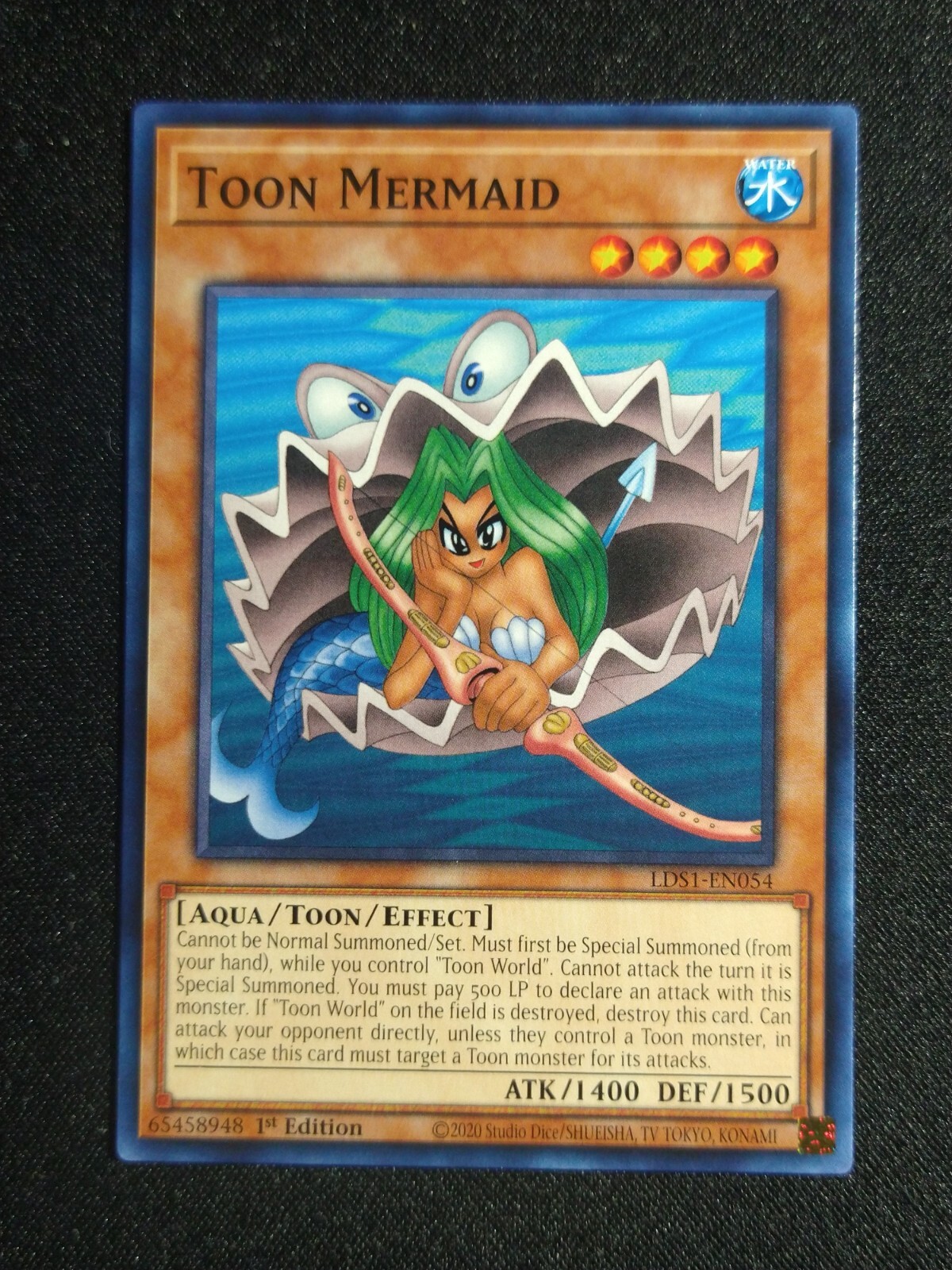 Yu-Gi-Oh! Toon Mermaid Card - SS01-ENC06 Common 1st Edition - Speed Duel Destiny Masters