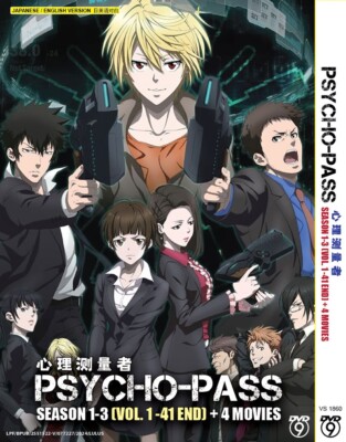 *DVD* ANIME PSYCHO-PASS SEA 1-3 VOL.1-41 END + 4 MOVIE ENGLISH SUBTITLE REG ALL