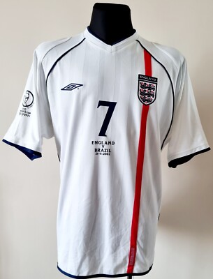 UMBRO ホワイト 長袖シャツ BECKHAM 7 XL イングランド代表 BECKHAM 7 長袖シャツ - メルカリ