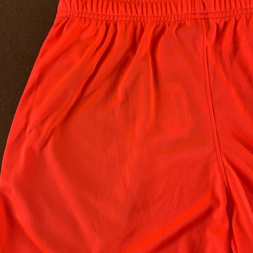 Under Armour Boys Large Loose Bright Orange Prototype 2.0 Logo Shorts NWT *Flaw - Picture 10 of 11