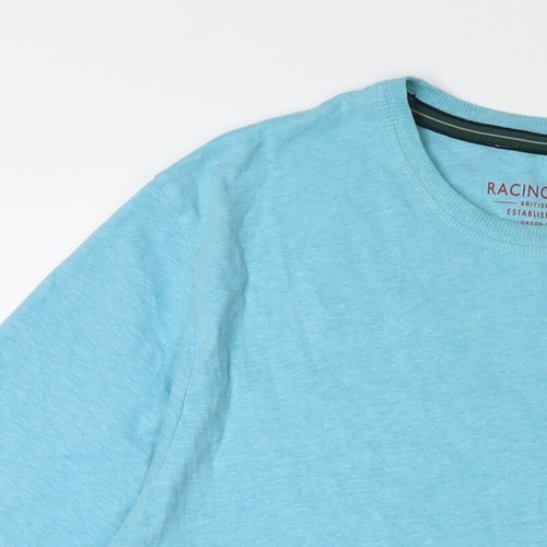 Racing Green Men's Blue XL Cotton Blend T-Shirt - Picture 7 of 12