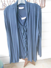 North Style Women's 2 Pc Tank & Jacket Navy Xl - 1x