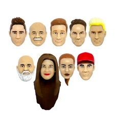 Swappable Heads Accessory Pack For Figures Toy Company Ultimate Action Figures