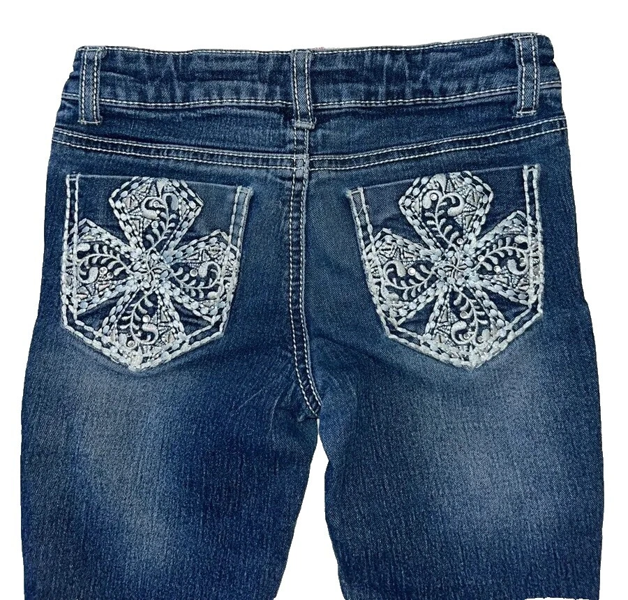 Vaquero ajustado talla 7 Faded Glory para Niñas