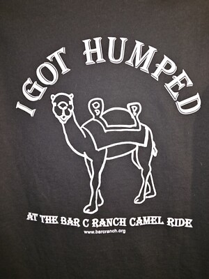 Bar C Ranch Petting Zoo Funny Small Mens Black Double-sided Graphic Logo Tshirt