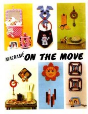 MACRAME on The MOVE PATTERNS Wine Rack FRAMES Wall Pocket TOWEL Holder SAILBOAT