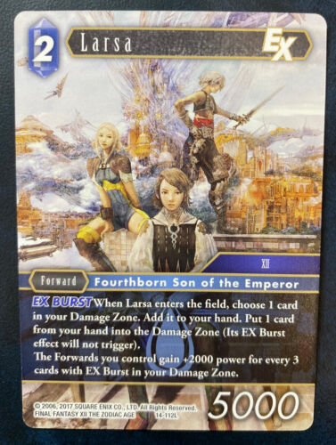 Final Fantasy TCG - Opus XIV 14 Crystal Abyss - Larsa 14-112L - Picture 1 of 1