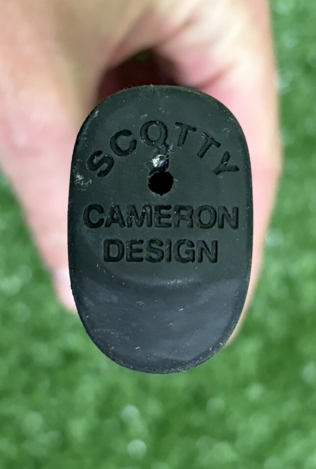 Impugnatura Scotty Cameron Pistolero Nera Con Lettere Dorate, Usata Ma In Ottime Condizioni