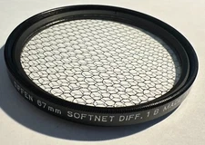 Tiffen 1B SOFTNET Diffusion Filter  - 67mm Excellent Condition