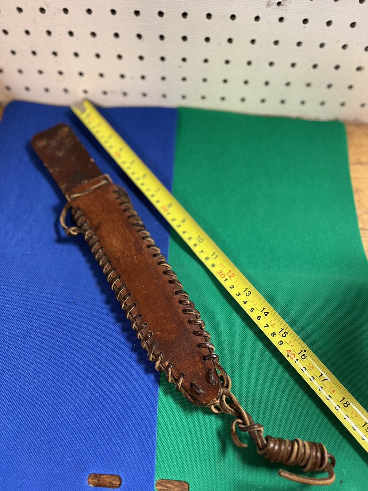 Vintage Large Fixed Blade Leather Knife Sheath eBay