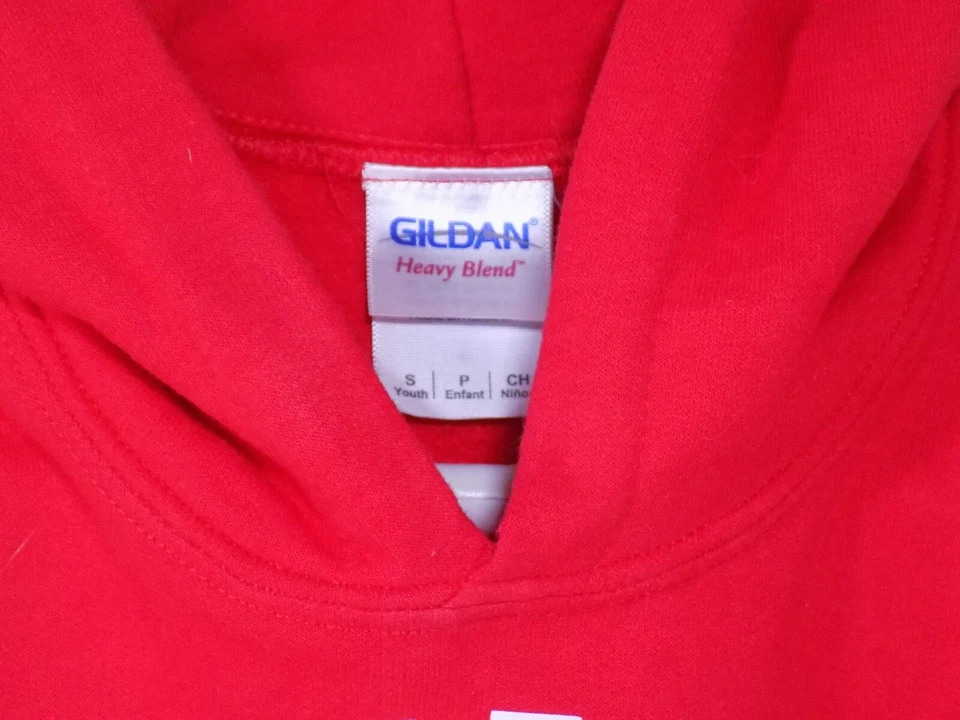 Charlotte Checkers Chubby Mascot 2010 Sudadera de Hockey Roja Niños S Juvenil Sudadera con Capucha Foto 3 de 4