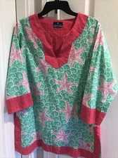 Simply Southern Tunic Large Starfish Pattern Beach Cover 