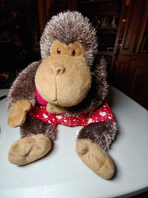 Hallmark Boom Boom LOVE Monkey Gorilla Plush Stuffed Animal Doll SEE VIDEO BELOW | eBay