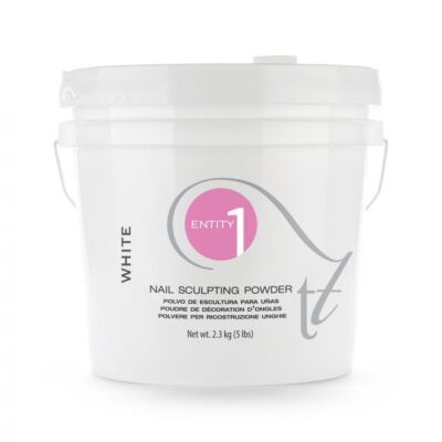 Entity Nail Acrylic Sculpting Powder WHITE -  5Lbs/2267.96g Bucket 