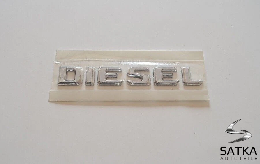 DIESEL Schriftzug für Mercedes Typenschild Aufkleber Emblem Logo 