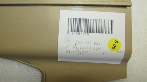 2012-2013-2014-2015 AUDI A7 HEADLIGHT CONTROL SWITCH W/ TRIM PANEL OEM - Picture 8 of 10